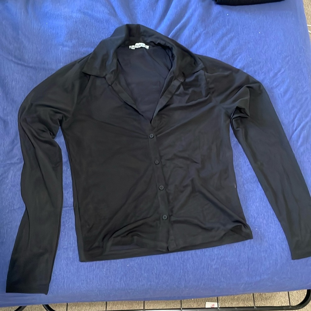 Abercrombie and Fitch Mesh Button up Longsleeve